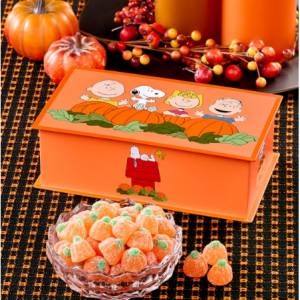 Peanuts Great Pumpkin Halloween Tin With Jelly Pumpkins, 1 Pound @ The Vermont Country Store