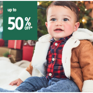 Up To 50% Off Holiday Dresses and Rompers @ OshKosh B'gosh