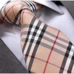 73% off Men's Silk Neck Tie in Gift Box (2-Pack/Tan Plaid) @StackSocial