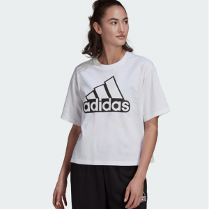 adidas ESSENTIALS LOGO BOXY T 恤