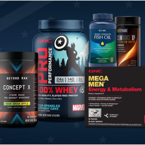GNC 爆款运动保健品、蛋白粉促销