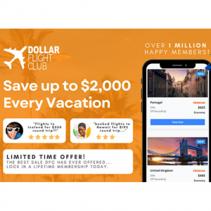 Dollar Flight Club 终生Premium Plus+会员仅需 $99.99 @ StackSocial