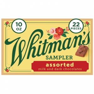 Whitman's Sampler Assorted Chocolates, 10 Ounce (22 Pieces) @ Amazon