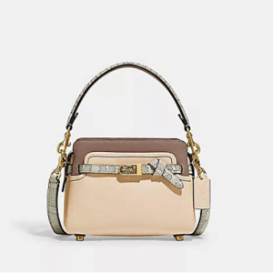50% Off Coach Tate 18 Crossbody With Snakeskin Detail @ Coach Outlet	