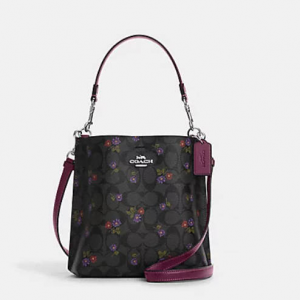 70% Off Coach Mollie Bucket Bag 22 In Signature Canvas With Country Floral Print