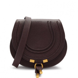 CHLOE Marcie small leather saddle bag