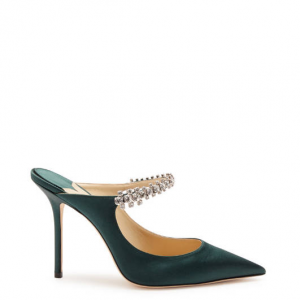 JIMMY CHOO Bing 100 satin pumps