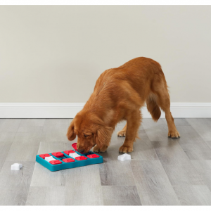 Outward Hound Nina Ottosson Dog Brick Interactive Treat Puzzle Dog Toy, Intermediate @ Amazon