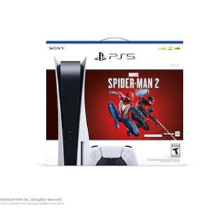 Amazon - PlayStation 5 光驅版 次世代主機 + 漫威蜘蛛俠2套裝，現價$499.99