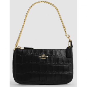 Coach Nolita 19纯色金属包带麻将包 2色