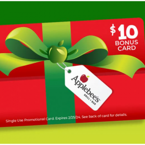 Buy $50 in Gift Cards Get  a $10 Bonus Card @ Applebee’s 