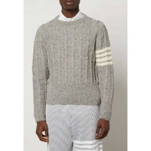 Thom Browne Donegal Wool-Blend Jumper
