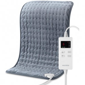 MAVOKIS Heating Pad for Back Pain Relief, 12" x 24", Moist Heat Option, Super Soft @ Amazon