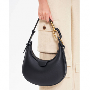 Charles & Keith Kora Metallic-Accent 月亮包