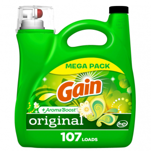 Gain + Aroma Boost Liquid Laundry Detergent Original Scent 107 Loads 154 oz HE Compatible
