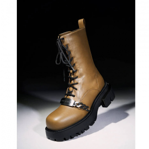 Charles & Keith Selma Metallic Accent 马丁靴