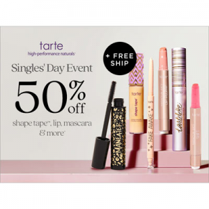 Single's Day Sale @ Tarte Cosmetics