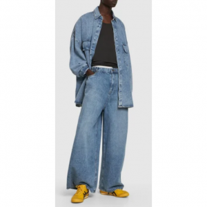 The Frankie Shop 男士纯棉阔腿裤