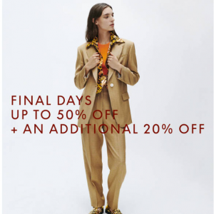Sandro Paris US - Up to 50% Off + Extra 20% Off Single's Day Sale 