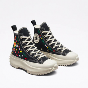 Converse Run Star Hike Platform 印花帆布鞋