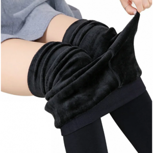 女士冬季加绒保暖打底裤