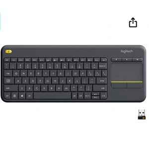 Amazon.com - Logitech K400 Plus 無線鍵盤，6.8折