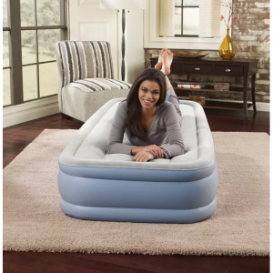 SIMMONS Beautyrest Hi Loft Twin Size Raised Air Bed Mattress with Express Pump @ Macy's