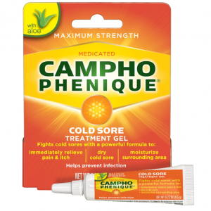 Campho-Phenique Cold Sore and Fever Blister Treatment for Lips, 0.23 Oz @ Amazon