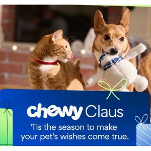 Send Your Pet's List to Chewy Claus to Get a Holiday Surprise @ Chewy
