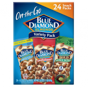 Blue Diamond Almonds Snack Nut Variety Pack 24 Count @ Amazon