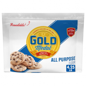 Gold Medal All Purpose Flour with Resealable Bag, 4.25 pounds @ Amazon