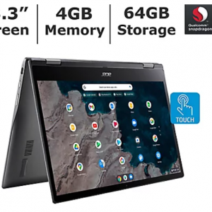 Amazon -  Acer Chromebook Spin 513 13.3" 触屏本(Snapdragon 7c 4GB 64GB) ，7.8折