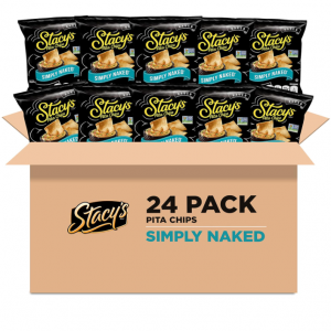 Stacy's Simply Naked Pita Chips, 1.5 Ounce Bags (Pack of 24) @ Amazon