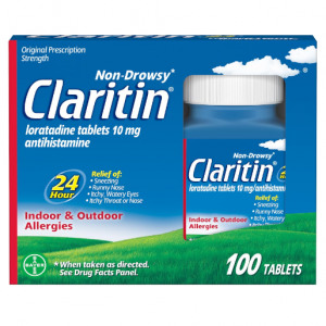 Claritin 24 Hour Allergy Medicine, Adult Tablets, 100 Count (Pack of 1) @ Amazon