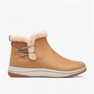 BREEZE FUR 驼色女靴