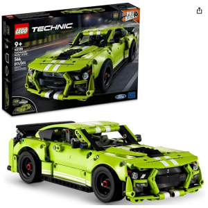 LEGO 乐高Technic科技系列42138 福特野马 Shelby® GT500套装 @ Amazon，带 AR 应用程序回力赛车模型车玩具