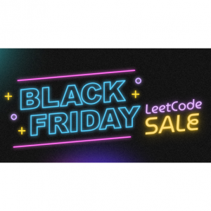 Leetcode Black Friday 2023 - $30 OFF Annual Subscription