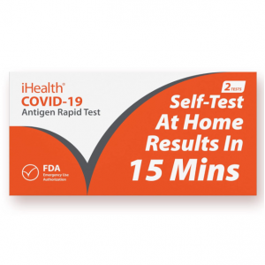 iHealth COVID-19 Antigen Rapid Test, 90 Packs, 180 Tests Total, Results in 15 Minutes with Non-inv