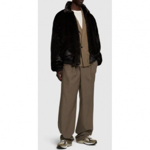 The Frankie Shop Scott faux fur bomber jacket