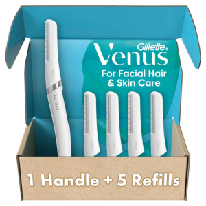 Gillette Venus Dermaplaning Tool Kit, 5 Blade Refills @ Amazon