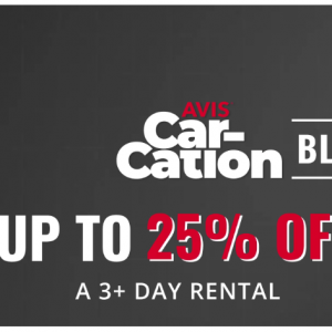 Avis® Car-Cation Sale - Up To 25% Off 3+ Day Rentals @Budget Car Rental