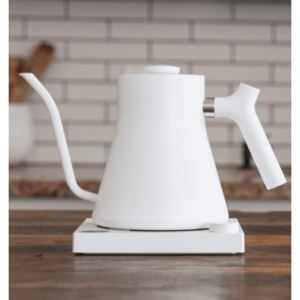Fellow Stagg EKG Electric Gooseneck Kettle - Pour-Over Coffee and Tea Kettle - Matte White@ Amazon