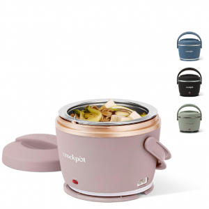 Crockpot Electric Lunch Box, Portable Food Warmer for Travel, Car, On-the-Go, 20-Ounce, Blush Pink