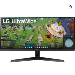 Amazon - LG 29WP60G-B UltraWide 29" 21:9 FHD (2560 x 1080) IPS 顯示器，7折