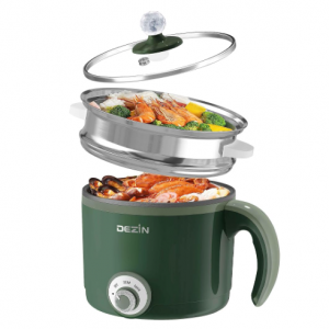 Dezin 迷你煮鍋/泡麵鍋/火鍋帶蒸格 1.5升