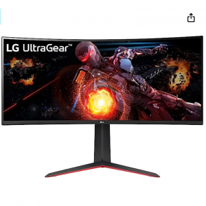 38% off LG UltraGear QHD 34-Inch Curved Gaming Monitor 34GP63A-B @Amazon