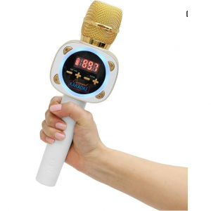 Singing Machine Carpool Karaoke Machine for Kids & Adults, Wireless & Bluetooth Karaoke Microphone