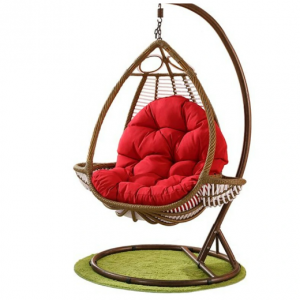 Thick Hanging Basket Seat Cushion Hanging Egg Chair Cushions Chair Cushions BRS - Grey