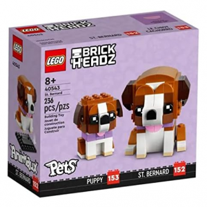 LEGO BrickHeadz 宠物狗、猫、鱼、鸟或仓鼠模型