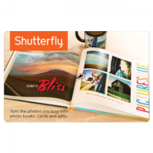 Buy a $50 Shutterfly Gift Card for only $40 @ eGifter